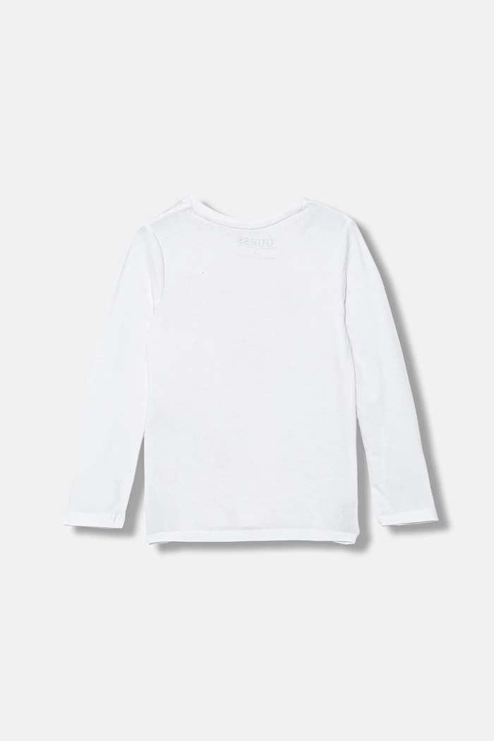 Guess longsleeve dziecięcy K5YI16.K6YW4.9BYA biały AW25