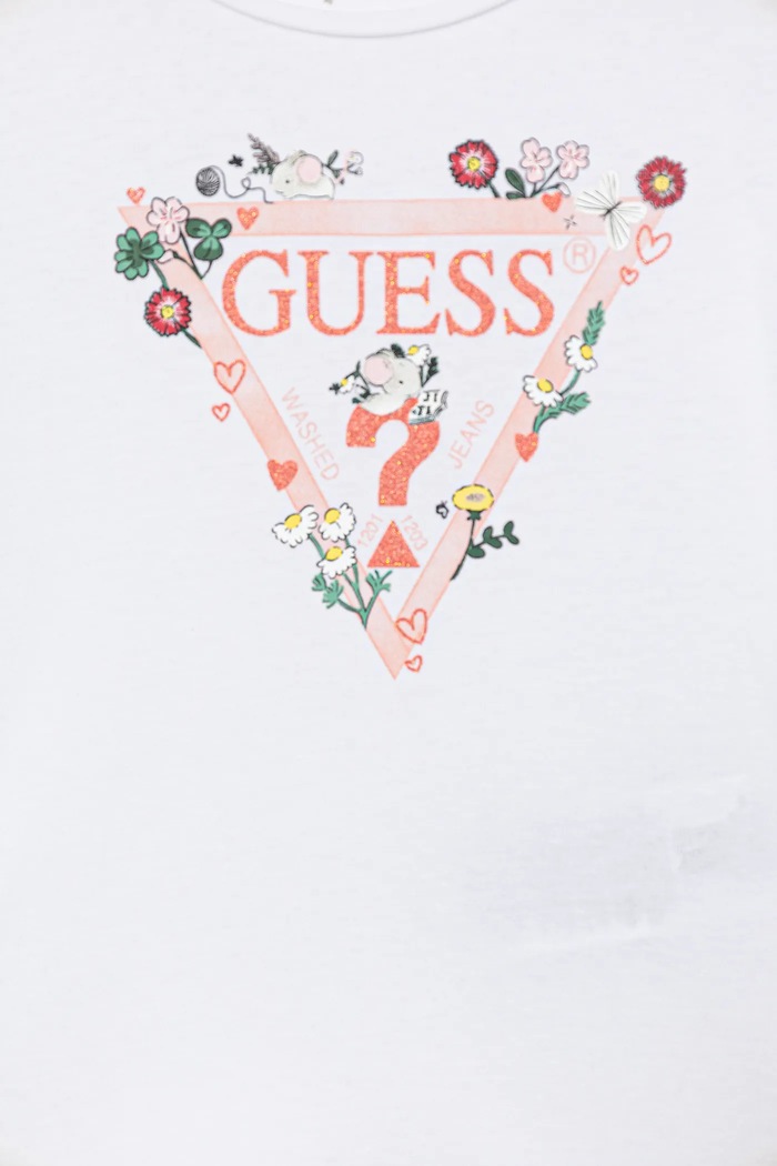 Dziewczynka Guess longsleeve dziecięcy K5YI16.K6YW4.9BYA biały