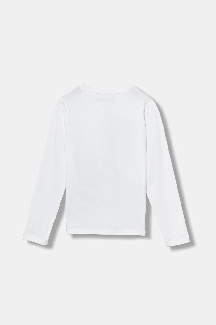 Guess longsleeve dziecięcy K5YI22.K6YW4.9BYA biały AW25