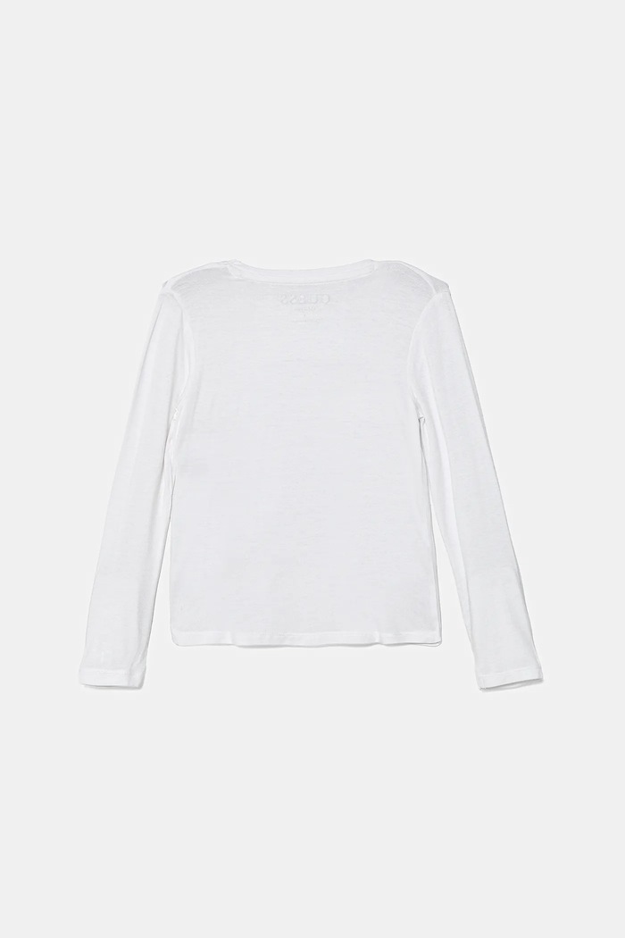 Guess longsleeve dziecięcy K5YI26.KAPO0.9BYA biały AW25