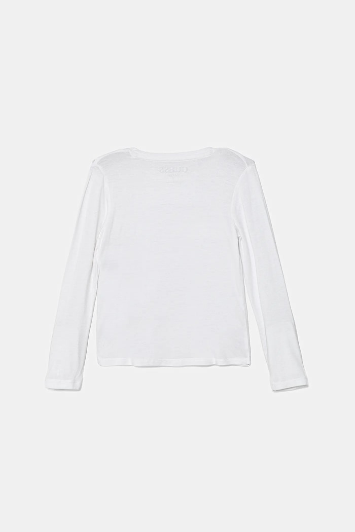 Guess longsleeve dziecięcy K5YI26.KAPO0.9BYA biały AW25