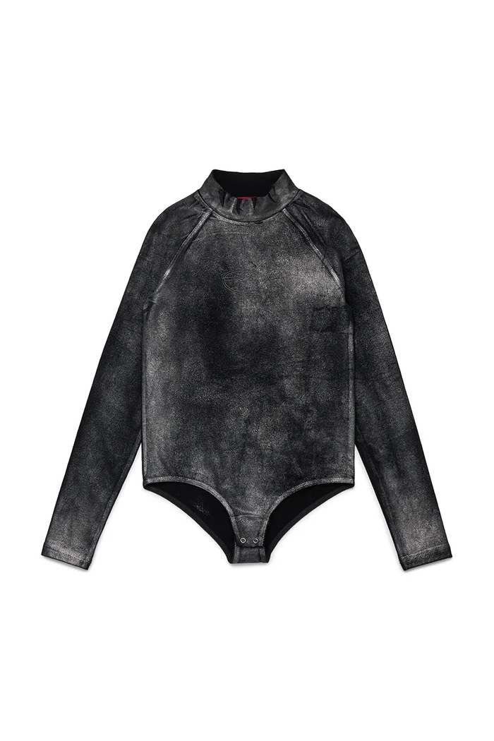 Dětské body Diesel BALDA T-SHIRT polorolák černá J02372