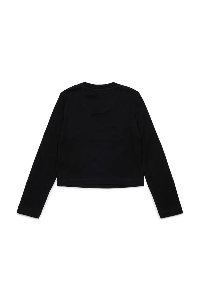 Diesel longsleeve dziecięcy TDOLSY T-SHIRT J02413 czarny AW25