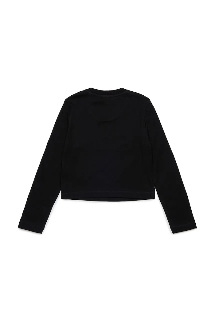 Diesel longsleeve dziecięcy TDOLSY T-SHIRT J02413 czarny AW25