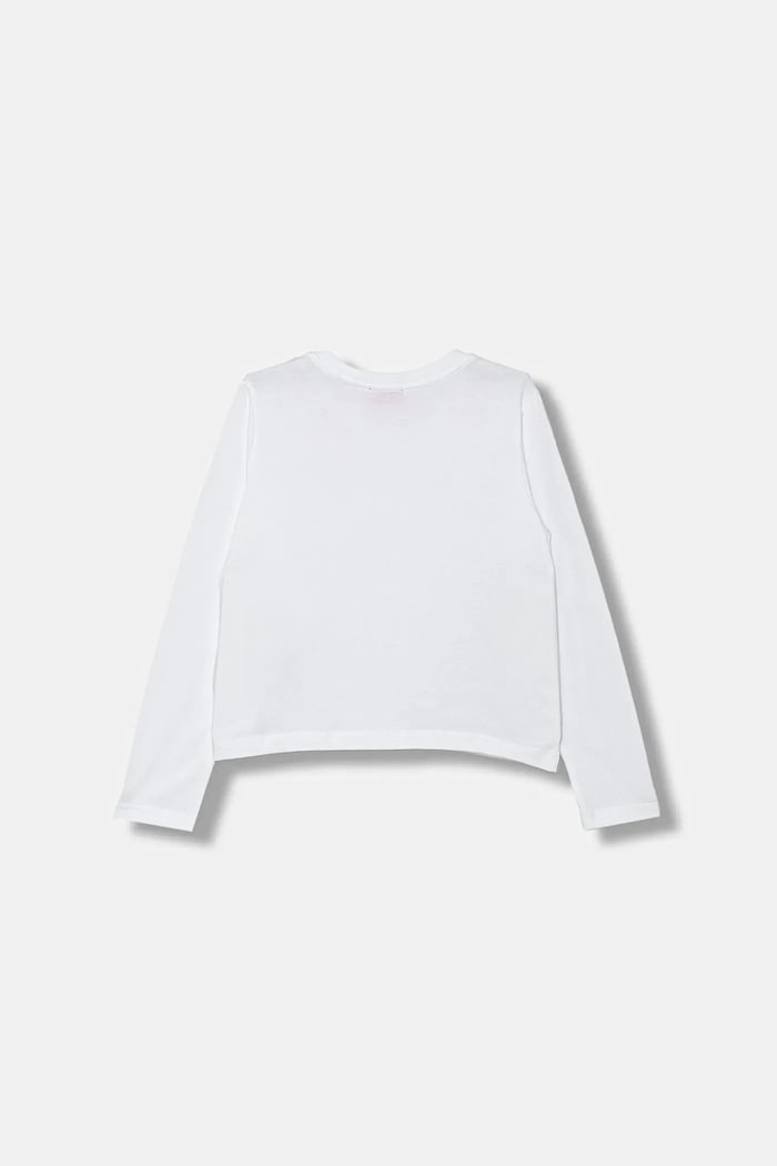 Dětské bavlněné tričko s dlouhým rukávem Diesel TIVALSYLS T-SHIRT J02431 bílá AW25