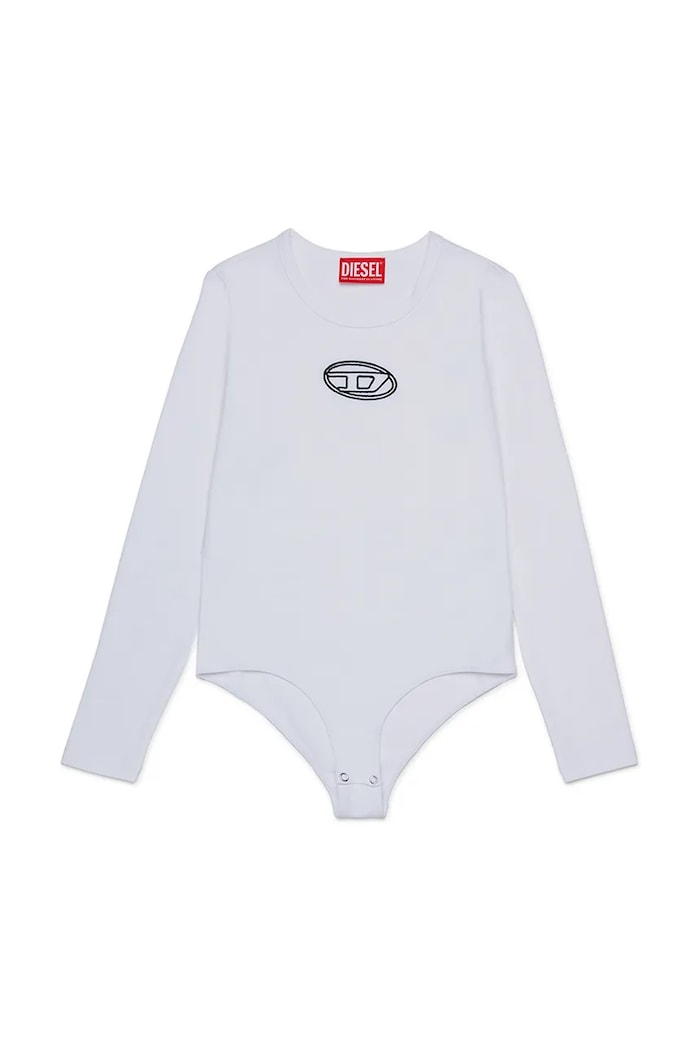 Detské body Diesel BALAT T-SHIRT okrúhly biela J02433