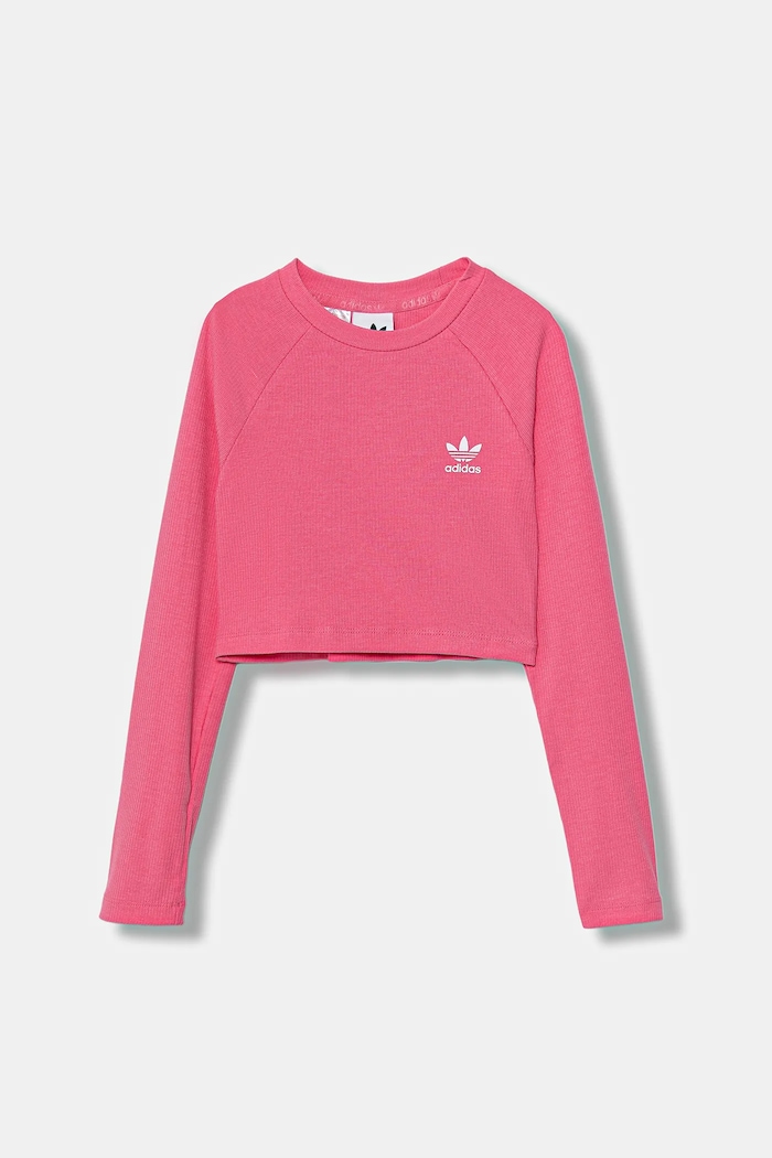 Παιδικό μακρυμάνικο adidas Originals JW2598 ροζ AW25