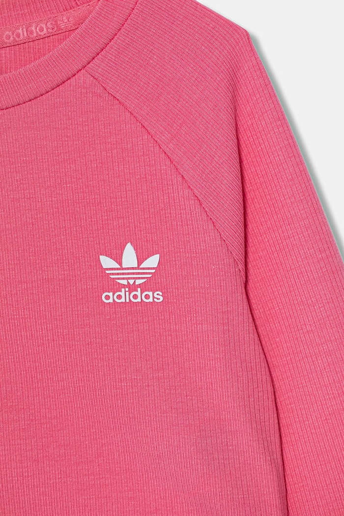 Παιδικό μακρυμάνικο adidas Originals ροζ JW2598