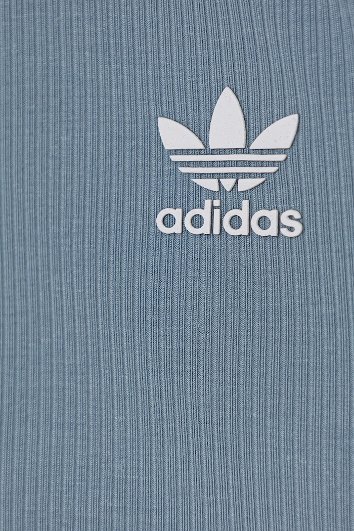 Дитячий лонгслів adidas Originals блакитний JW2599