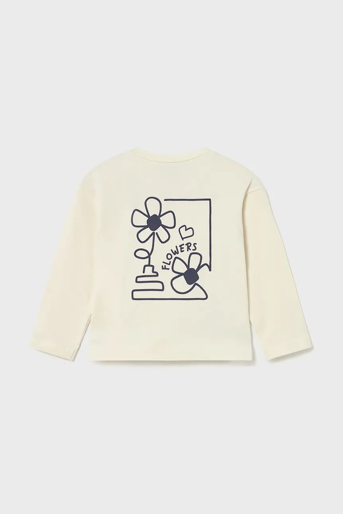 Mayoral longsleeve niemowlęcy 2079.4H.Baby.9BYA biały AW25