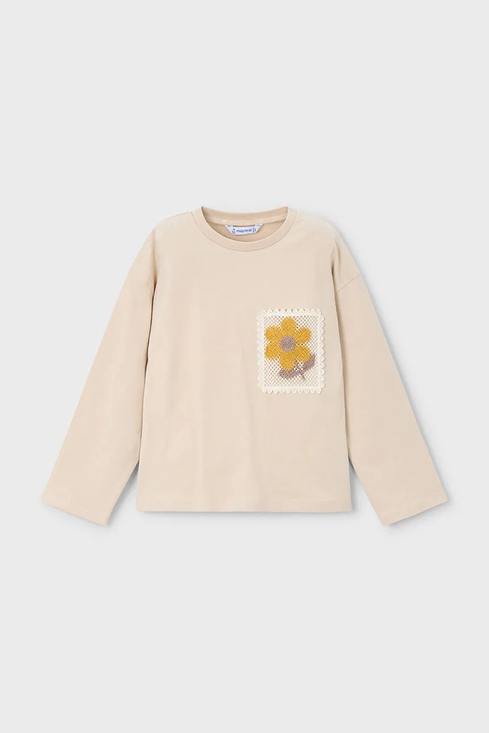 Mayoral Longsleeve copii bej 4004.6C.Mini.9BYA