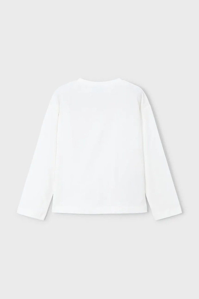 Mayoral Longsleeve din bumbac 4010.6J.Mini.9BYA bej AW25