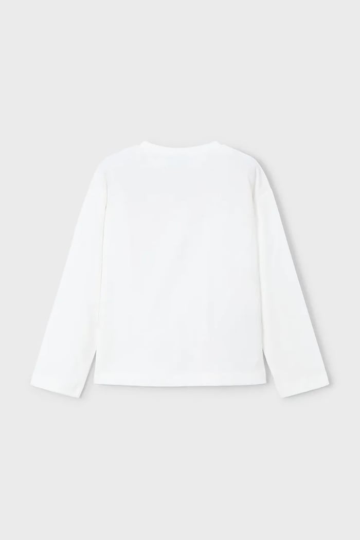 Mayoral Longsleeve din bumbac 4010.6J.Mini.9BYA bej AW25