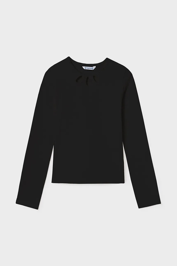 Mayoral longsleeve 7022.8F.Junior.9BYA negru AW25