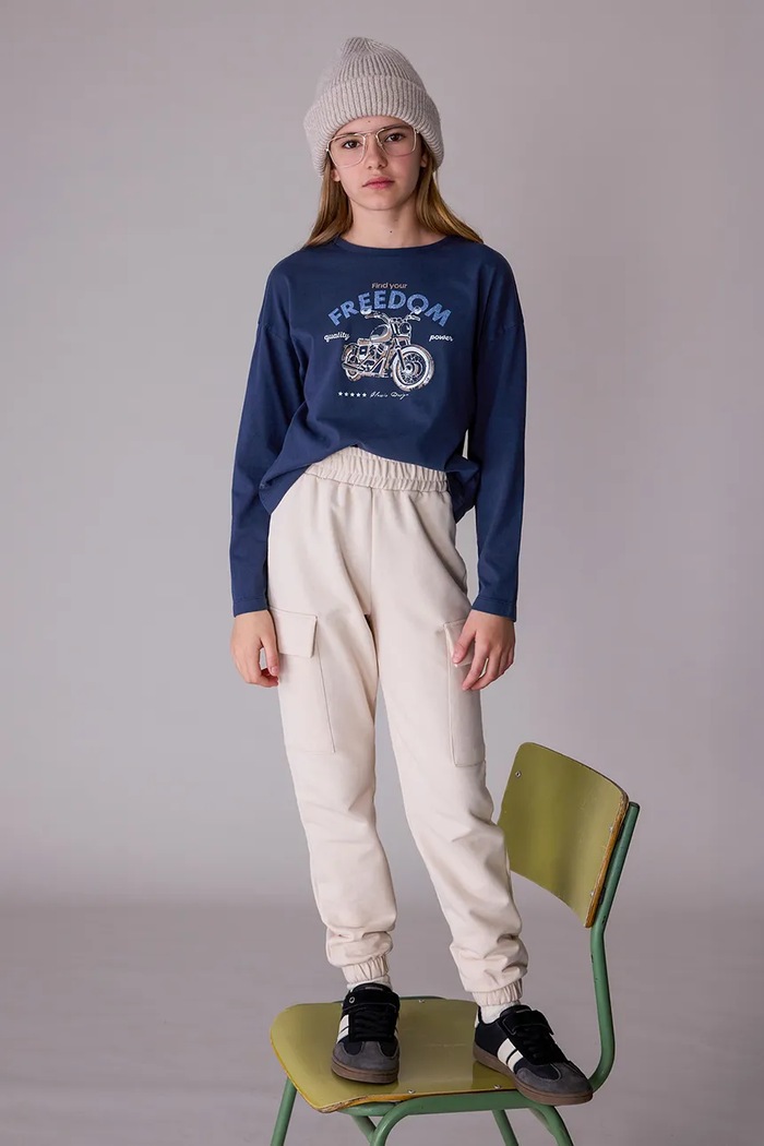 Mayoral longsleeve din bumbac pentru copii 7023.8G.Junior.9BYA