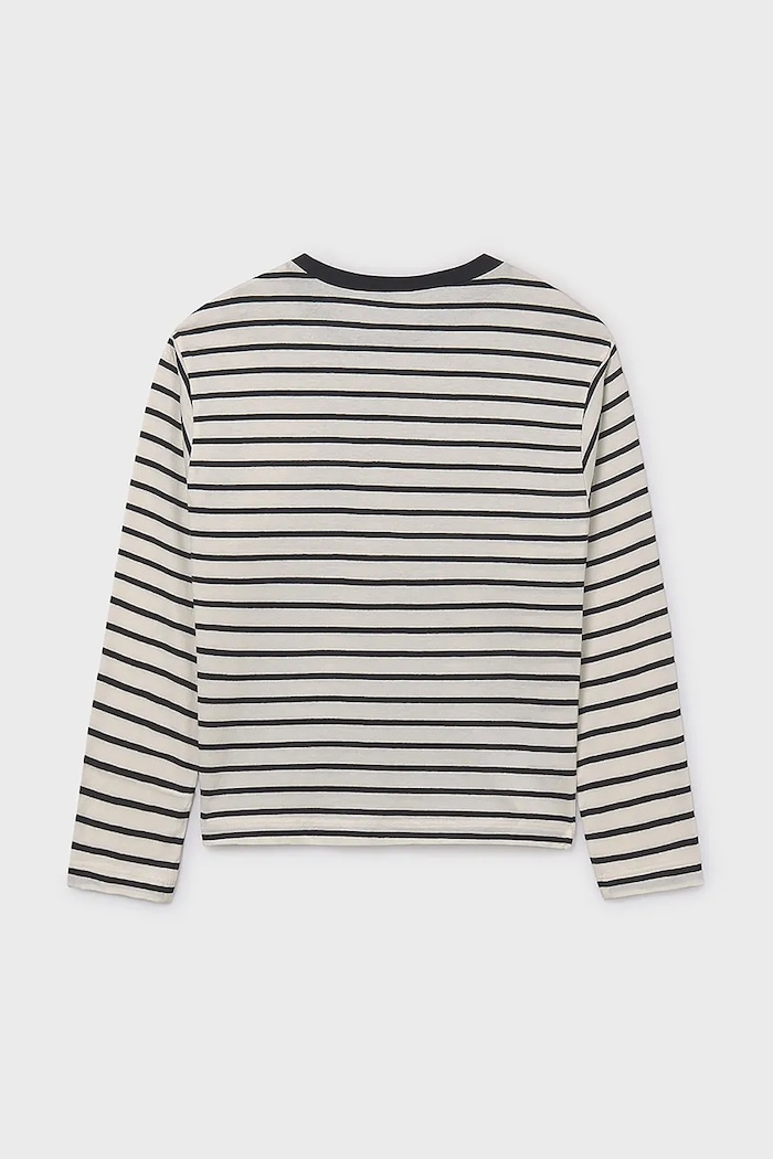 Fete Mayoral longsleeve din bumbac pentru copii 7027.8K.Junior.9BYA negru