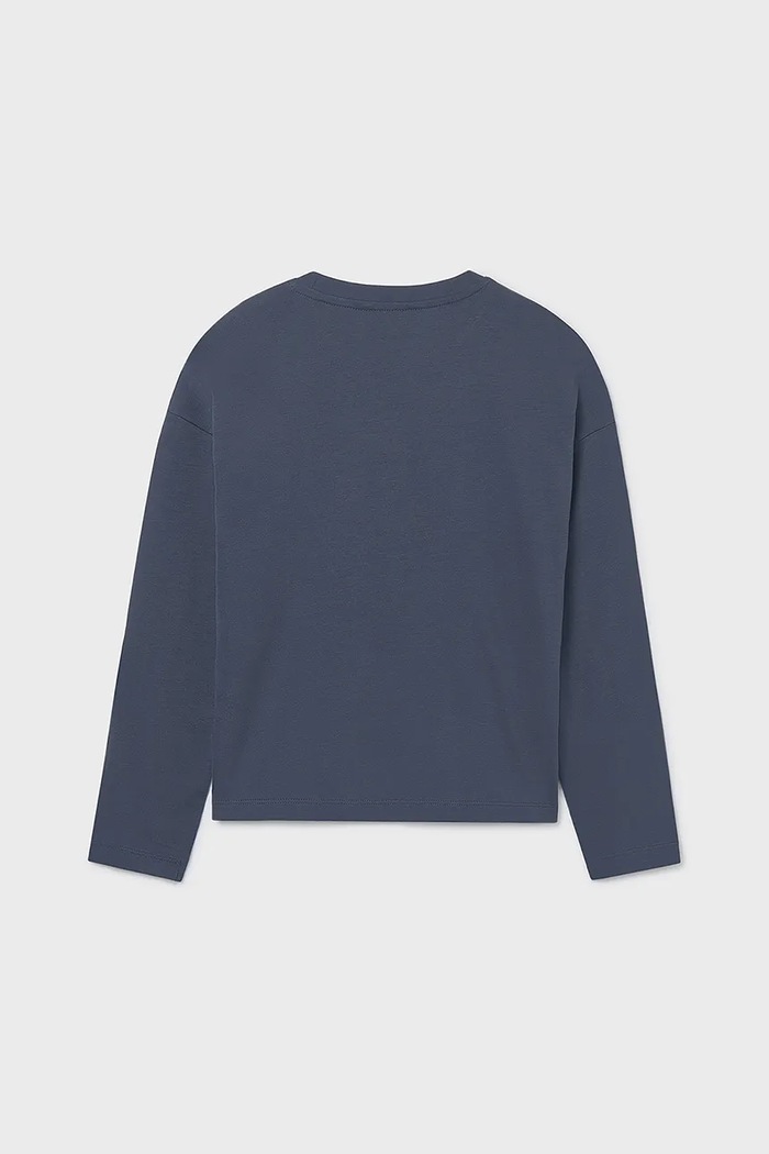 Dziewczynka Mayoral longsleeve dziecięcy 7028.8K.Junior.9BYA niebieski