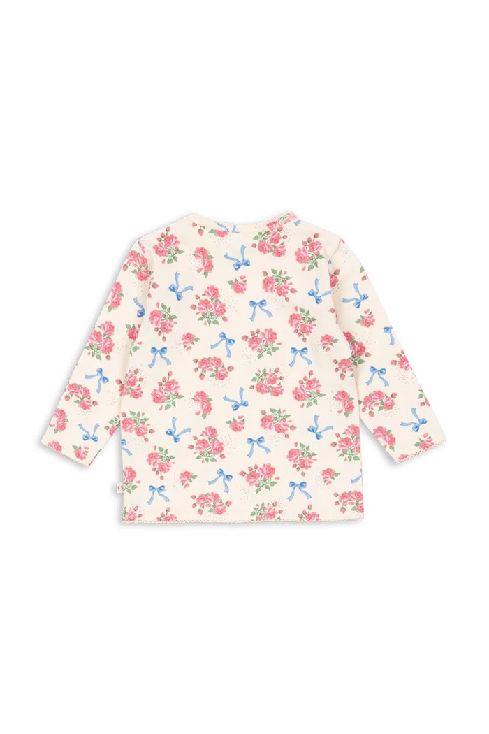 Бебешка блуза с дълги ръкави Konges Sløjd BASIC BLOUSE GOTS KS103701.G.9BYA бежов AW25