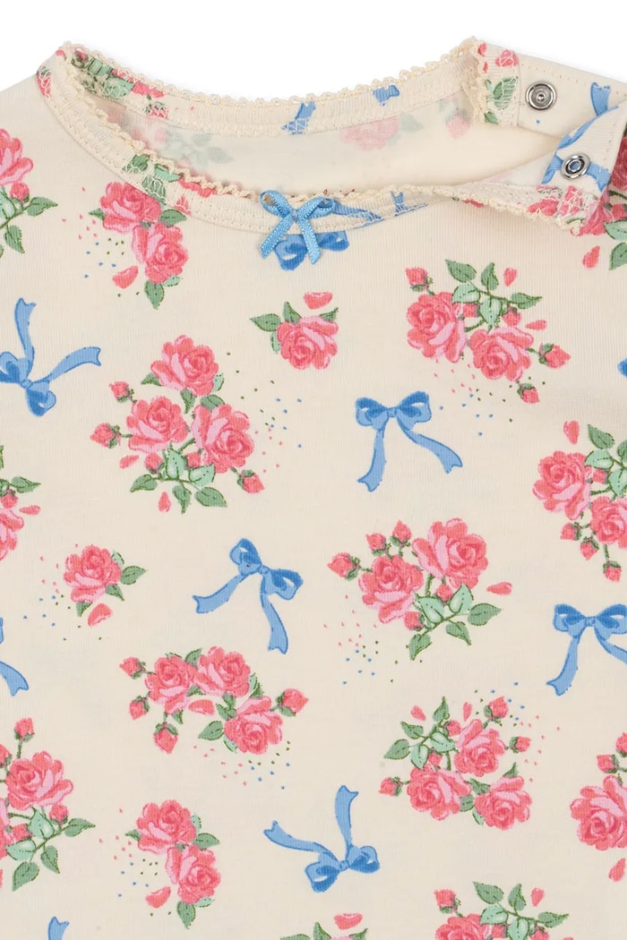 Момиче Бебешка блуза с дълги ръкави Konges Sløjd BASIC BLOUSE GOTS KS103701.G.9BYA бежов