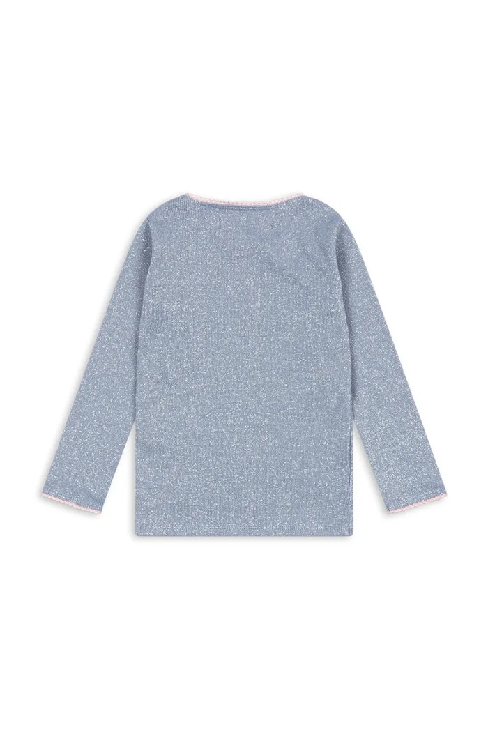 Konges Sløjd longsleeve dziecięcy ROLI BLOUSE KS103967.9BYA fioletowy AW25