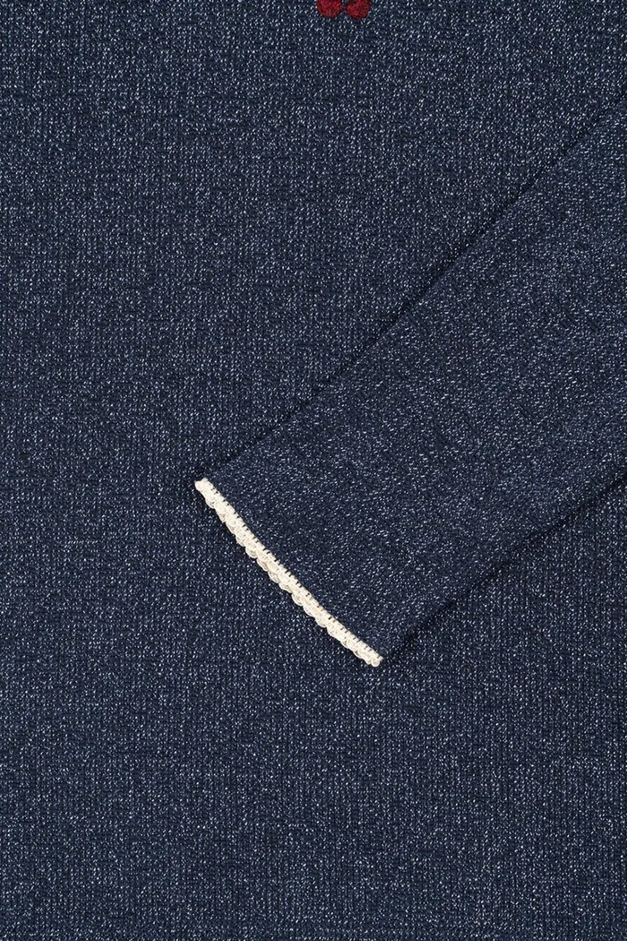 Detské tričko s dlhým rukávom Konges Sløjd ROLI BLOUSE tmavomodrá KS103967.9BYA