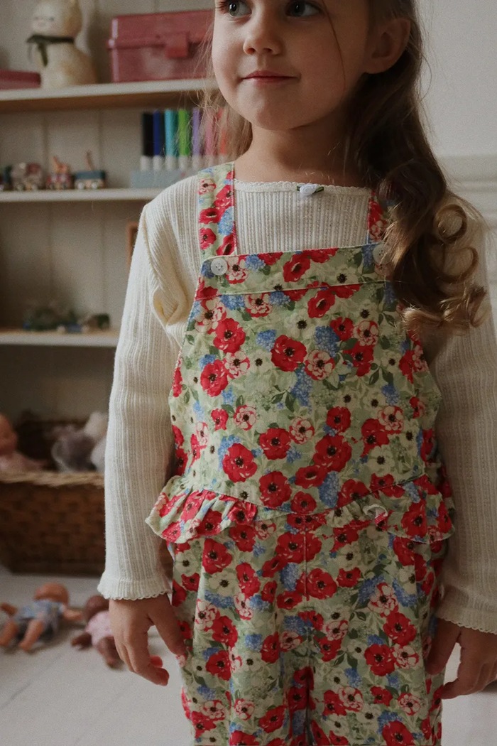 Konges Sløjd longsleeve bawełniany dziecięcy PAPIN BLOUSE GOTS KS103957.9BYA