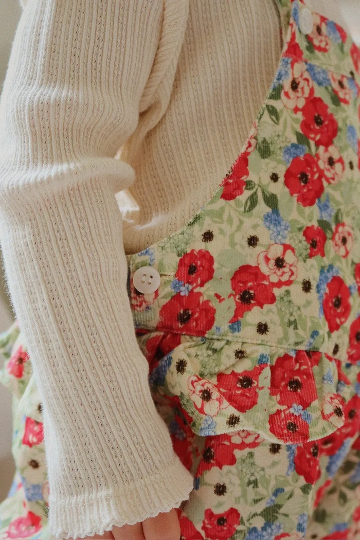 Konges Sløjd longsleeve bawełniany dziecięcy PAPIN BLOUSE GOTS KS103957.9BYA