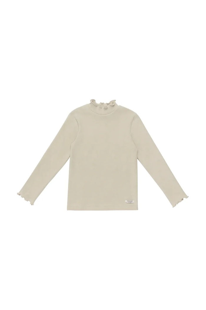 Παιδικό μακρυμάνικο Donsje Wonsy Shirt με ελαστάν μπεζ 4089800