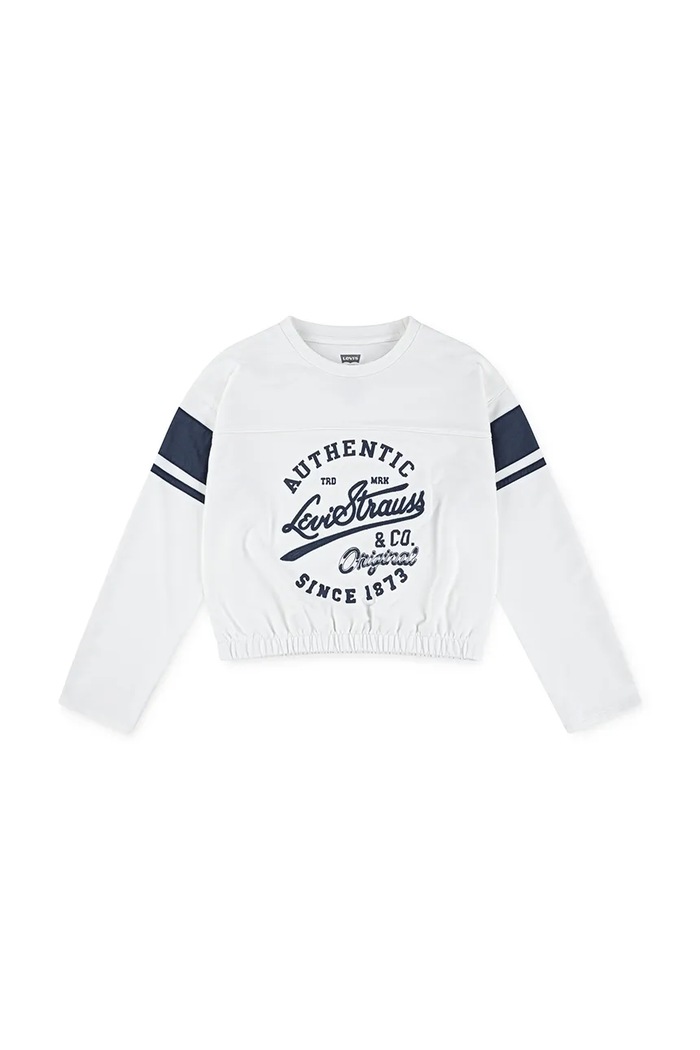 Levi's Longsleeve copii VARSITY LS TEE alb 4EN503