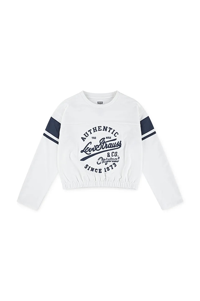 Levi's Longsleeve copii VARSITY LS TEE alb 4EN503