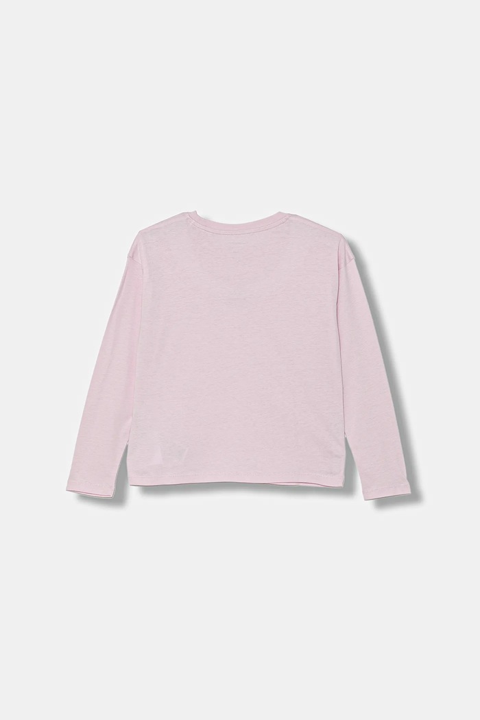 Detská bavlnená košeľa s dlhým rukávom Calvin Klein Jeans IG0IG02135.128.170.9BYA ružová AW25