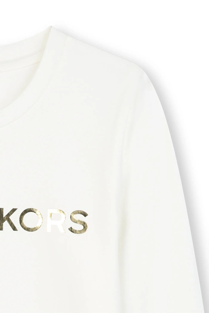 Κοριτσίστικα Παιδικό μακρυμάνικο Michael Kors R30488.114.150 λευκό