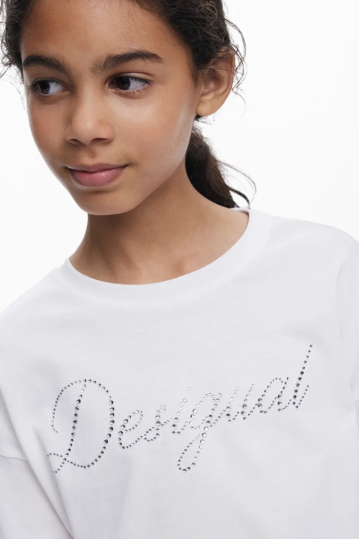 Detská bavlnená košeľa s dlhým rukávom Desigual 25WGTK26
