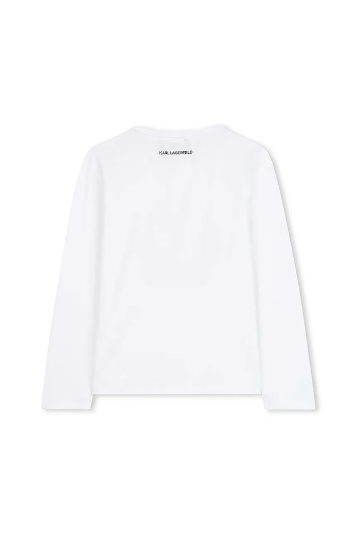 Karl Lagerfeld gyerek hosszúujjú Z30940.156.162 fehér AW25