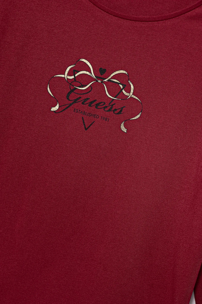 Dziewczynka Guess longsleeve dziecięcy J5BI03.J1314.9BYA bordowy