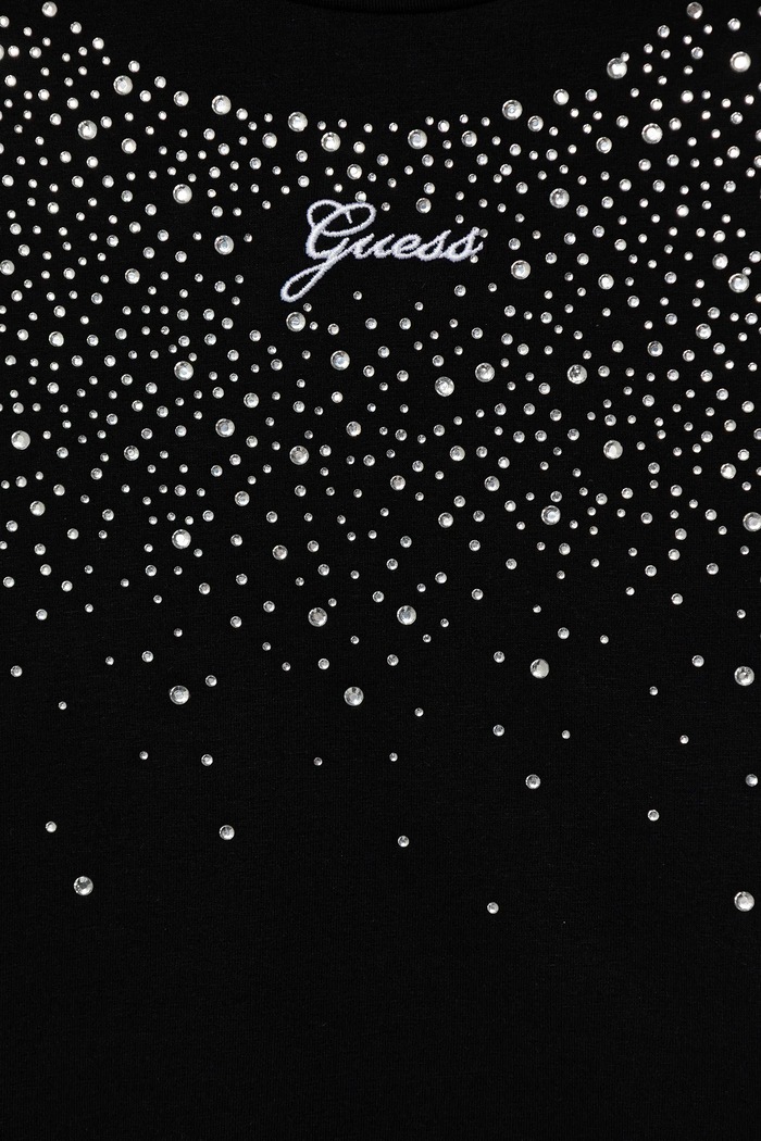 Dziewczynka Guess longsleeve dziecięcy J5BI06.J1314.9BYA czarny