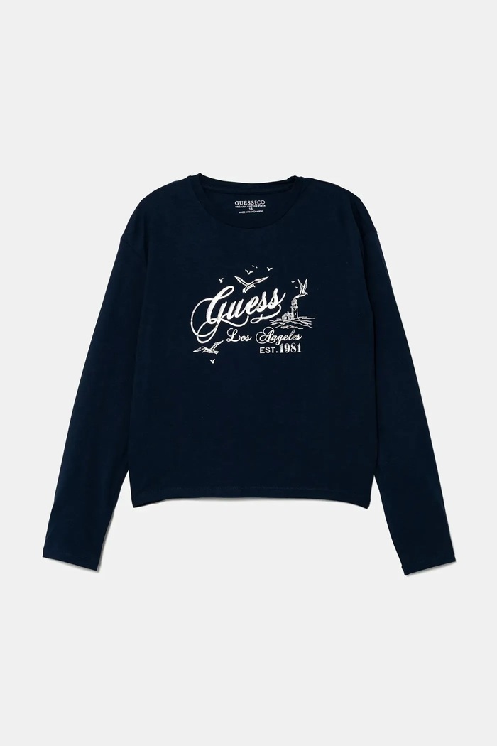 Guess gyerek hosszúujjú elasztánnal sötétkék J5BI18.J1314.9BYA