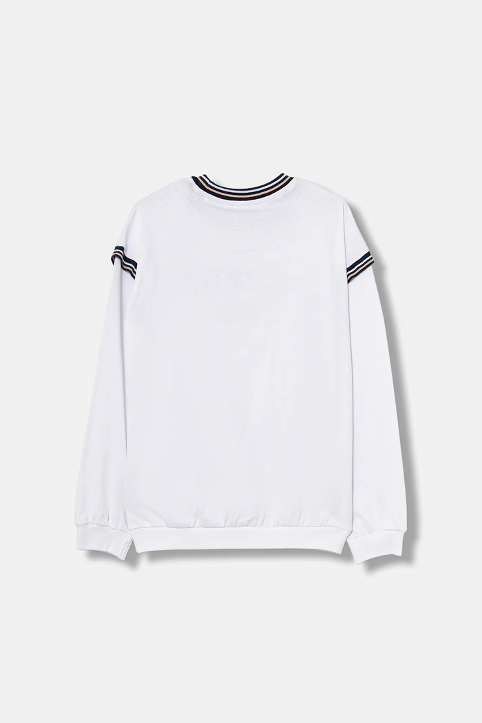 Guess longsleeve bawełniany dziecięcy J5BI29.K8VA4.9BYA biały AW25