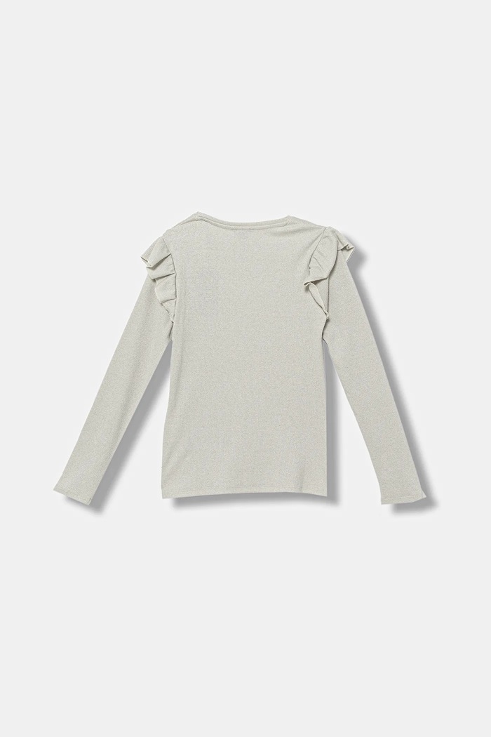 Detské tričko s dlhým rukávom Guess J5BI34.K0670.9BYA sivá AW25