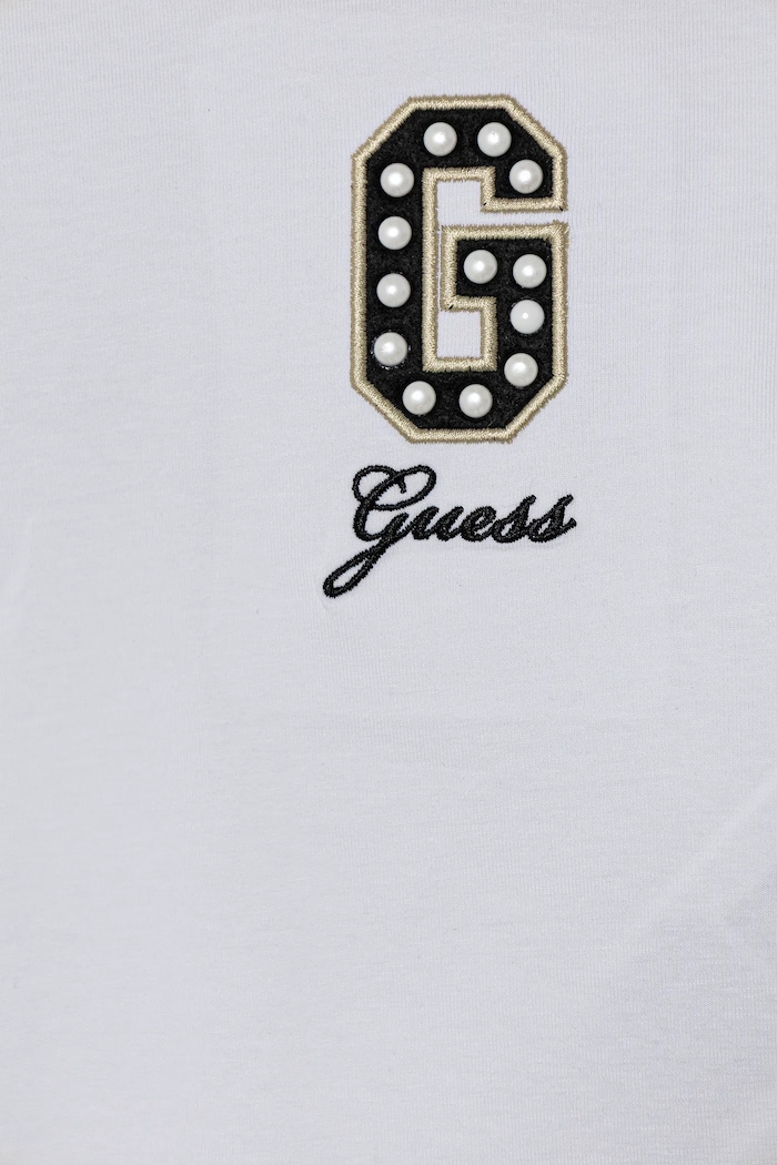 Dievča Detské tričko s dlhým rukávom Guess J5BI40.J1314.9BYA biela