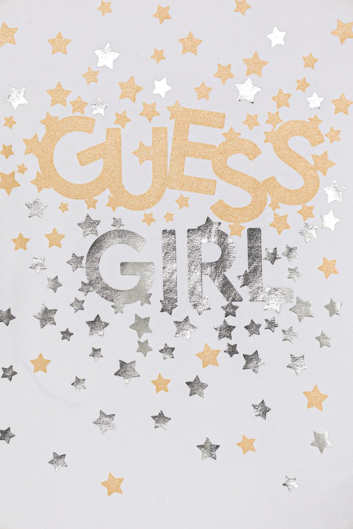 DÍVKA Dětské tričko s dlouhým rukávem Guess K5BI00.J1314.9BYA bílá
