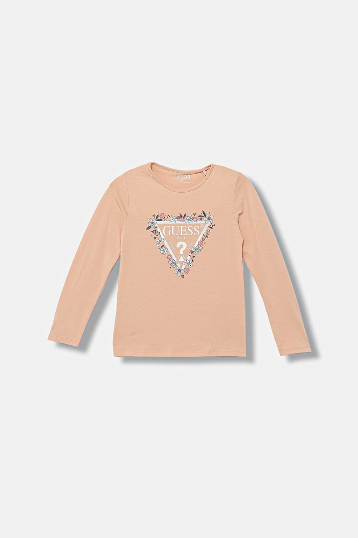 Guess tricou copii print portocaliu K5BI08.J1314.9BYA