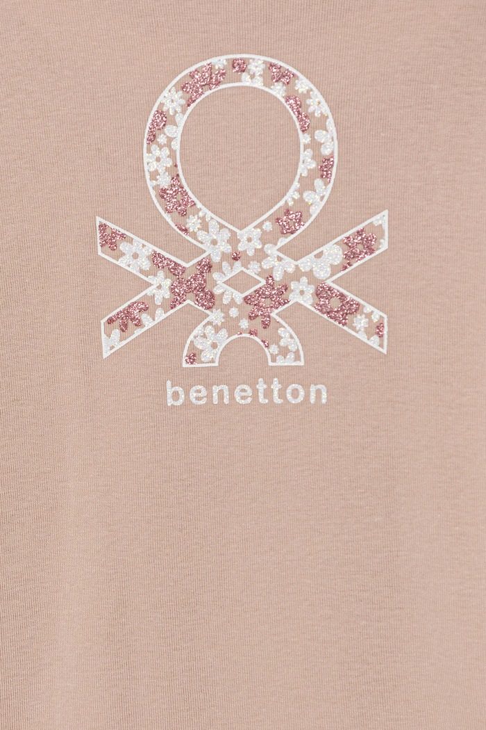 Dziewczynka United Colors of Benetton longsleeve bawełniany dziecięcy 3I9WC10Q2.G.seasonal różowy