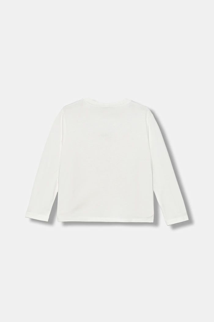 United Colors of Benetton longsleeve bawełniany dziecięcy 3I1XG10KI.P.seasonal biały AW25