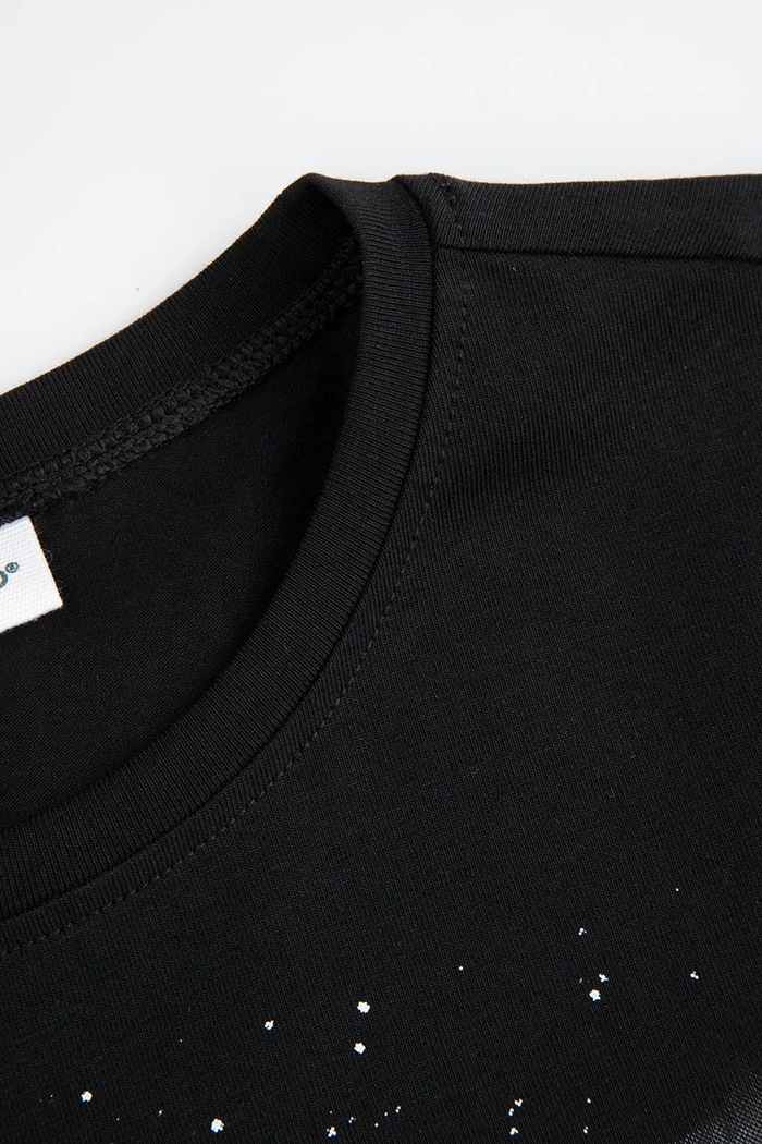 Dziewczynka Coccodrillo longsleeve dziecięcy ZC5143102VGA czarny