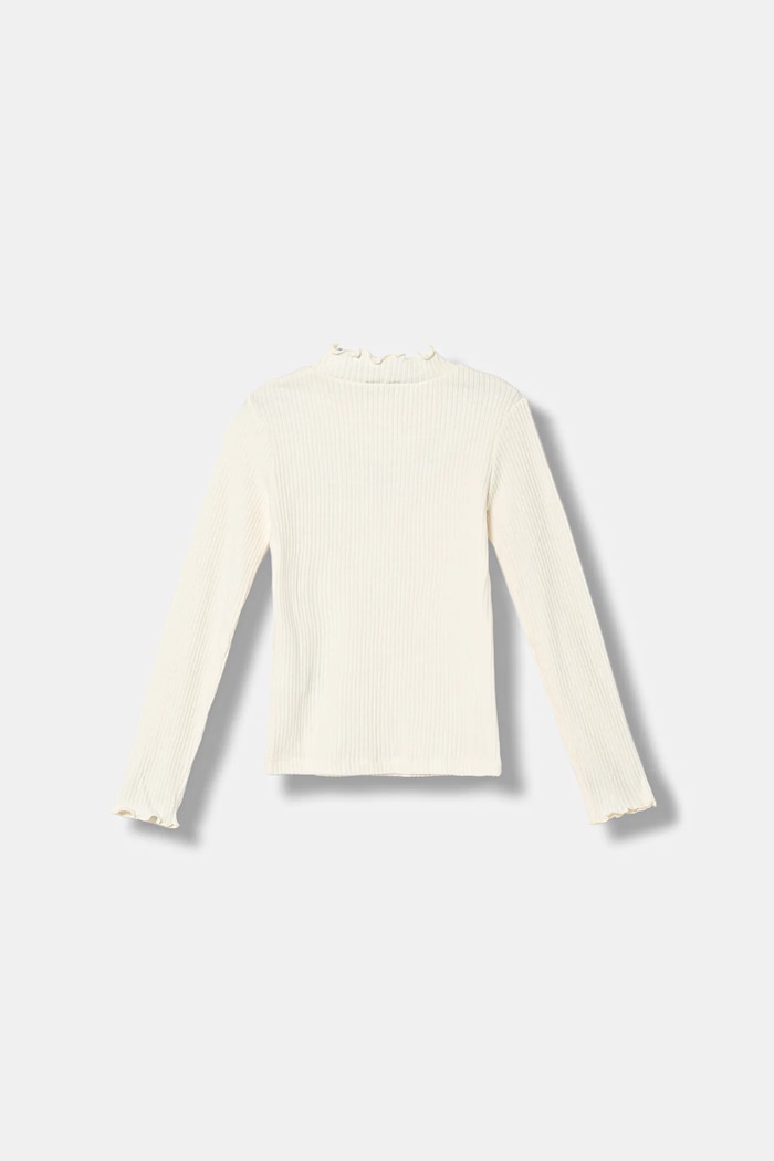 Otroška dolga majica United Colors of Benetton 381PC10RC.G.Seasonal bež AW25
