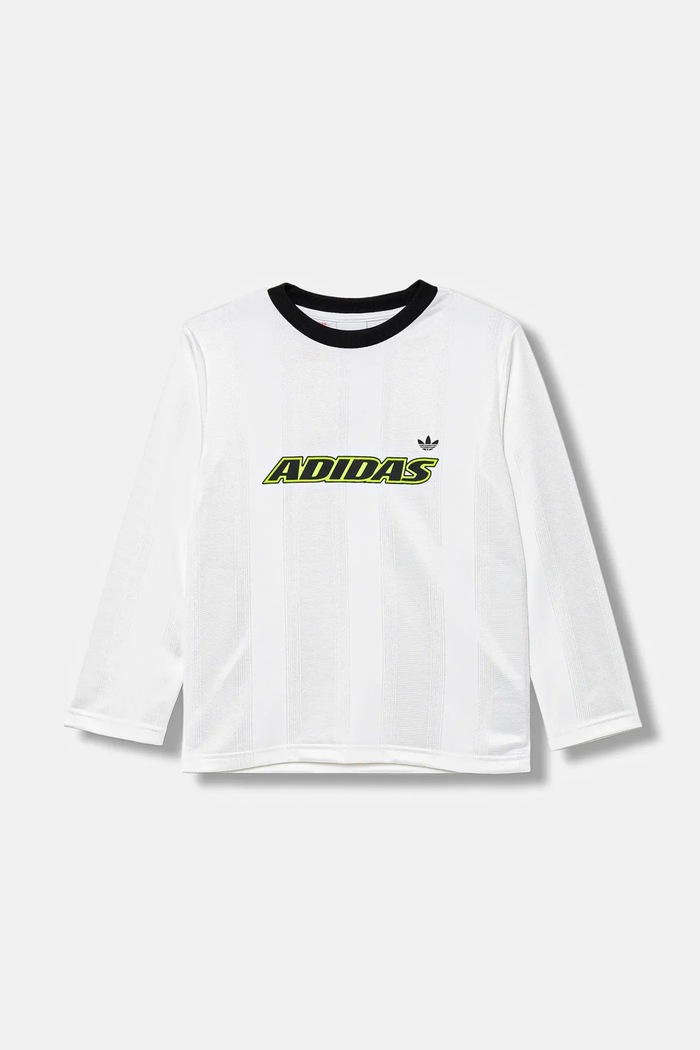 Παιδικό μακρυμάνικο adidas Originals JV8662 λευκό AW25