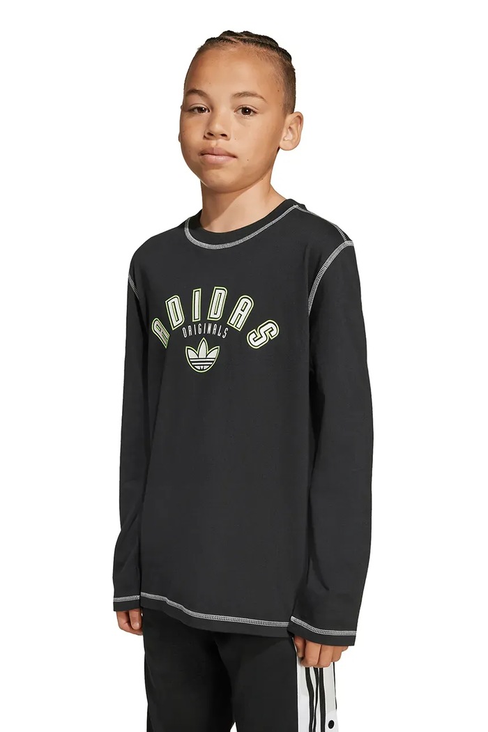 adidas Originals longsleeve bawełniany dziecięcy JX5270