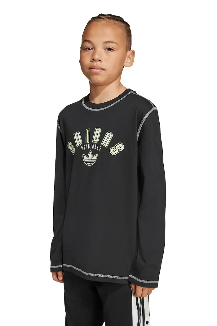 adidas Originals longsleeve bawełniany dziecięcy JX5270