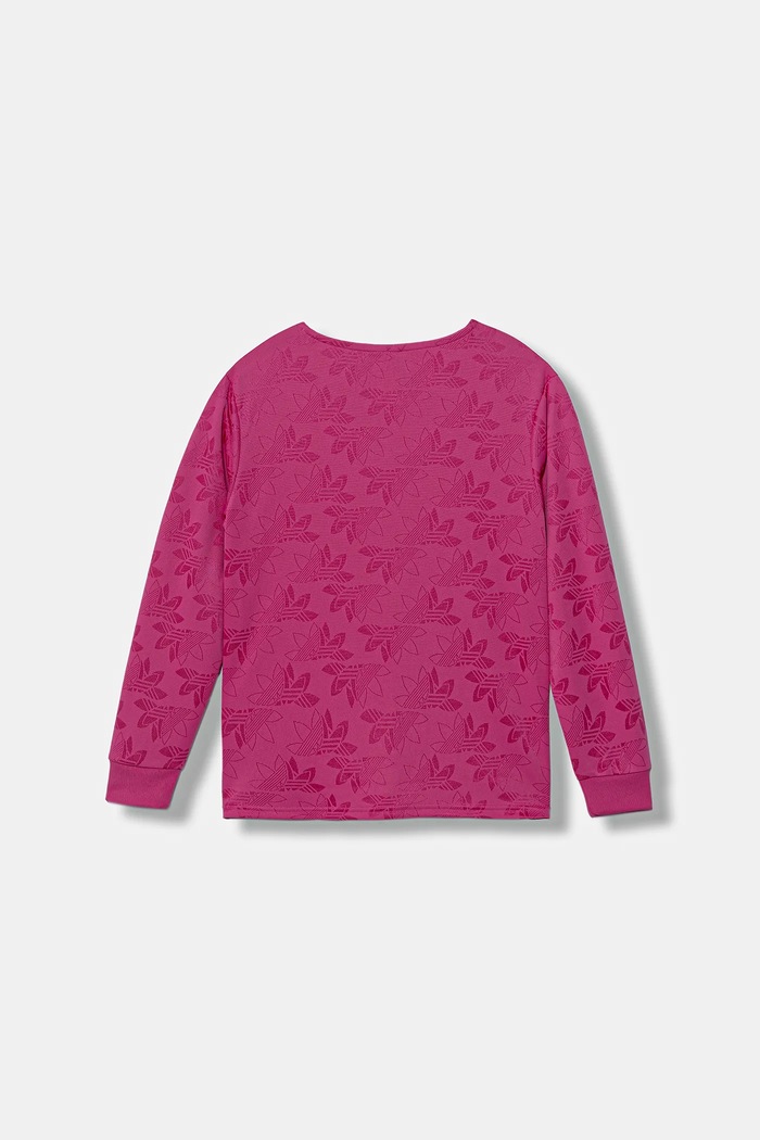 Chłopiec adidas Originals longsleeve dziecięcy JW2845 różowy